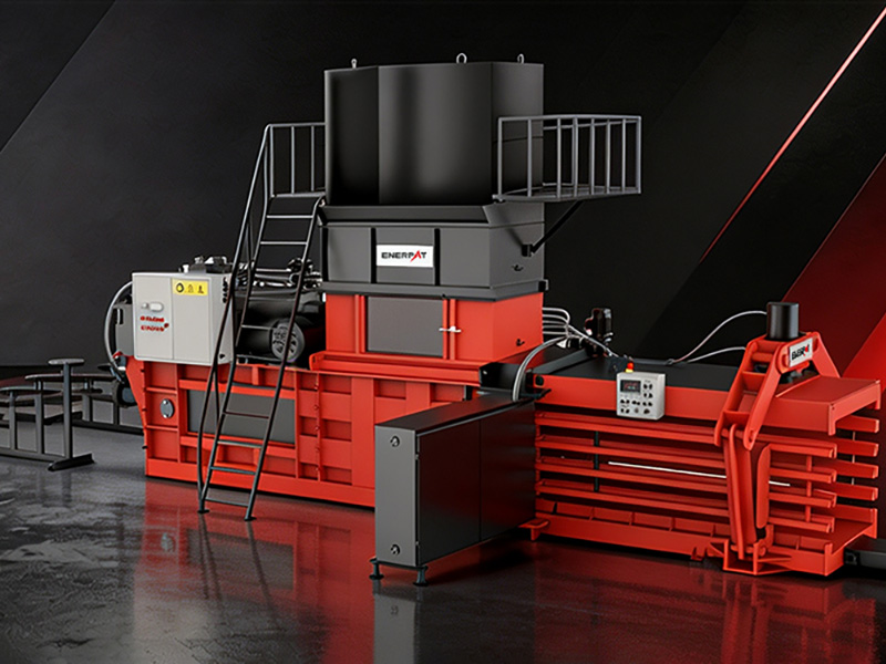 Auto‑Tie Horizontal Baler