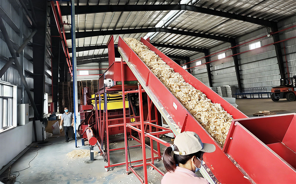 Automatic Wood Shavings Production Line Automatic Wood Shavings Production Line