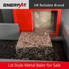ENERPAT AMB-L1480-160 Scrap Metal Hydraulic Baling Press with Tipper