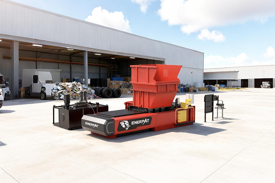 ENERPAT 2 Ram Copper Scrap Baler