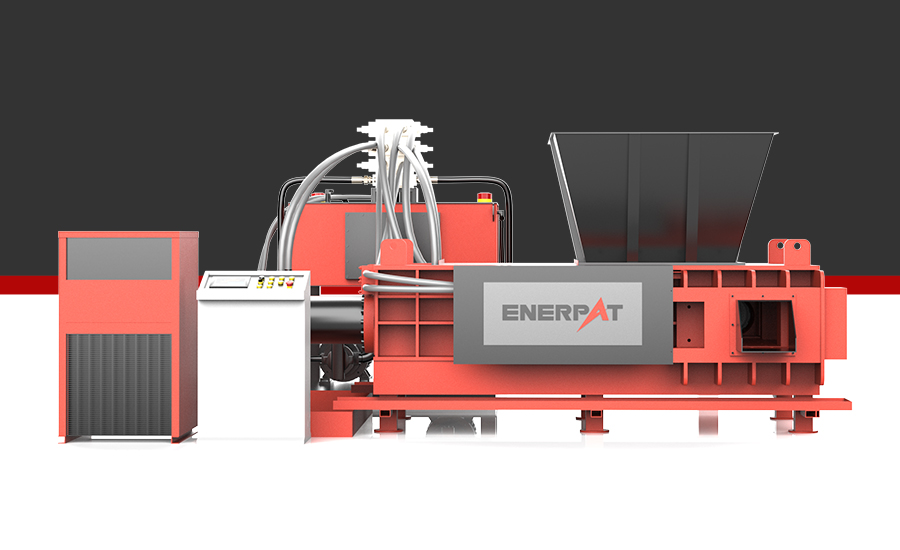 Hopper-Type Scrap Metal Press Machine