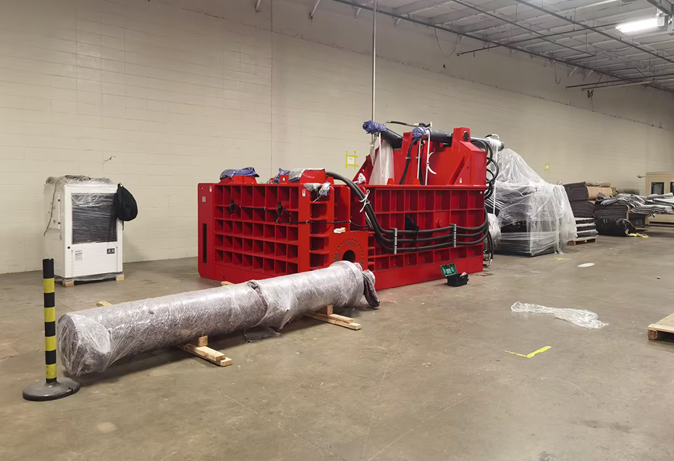 Lid-Style Automatic Scrap Metal Baler