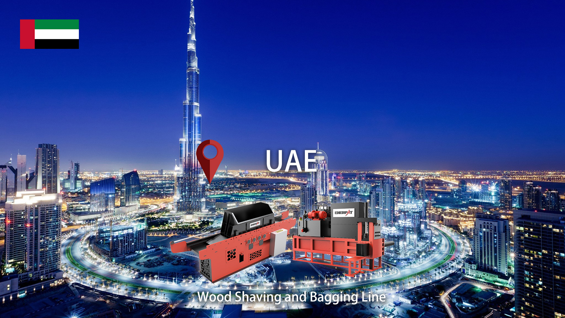 United Arab Emirates: ENERPAT Wood Shaving and Bagging Line Installed