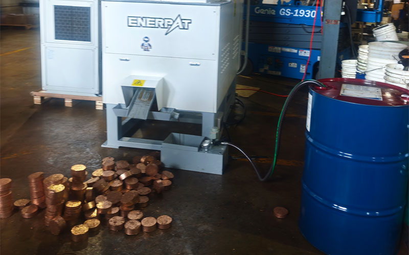 ENERPAT's Solution: BM-1090 Copper Briquette Machine