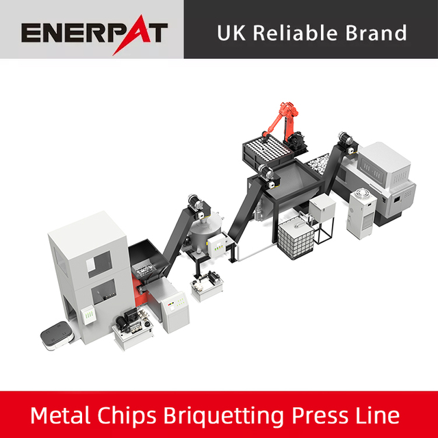 Automatic Metal Briquetting Press System 