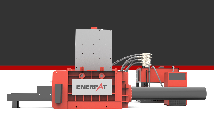 ENERPAT Lid-Type Scrap Metal Baler