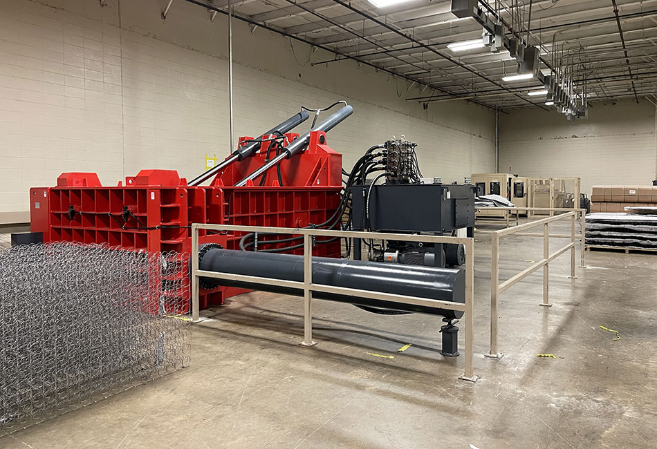 Mattress Spring Baler Australia