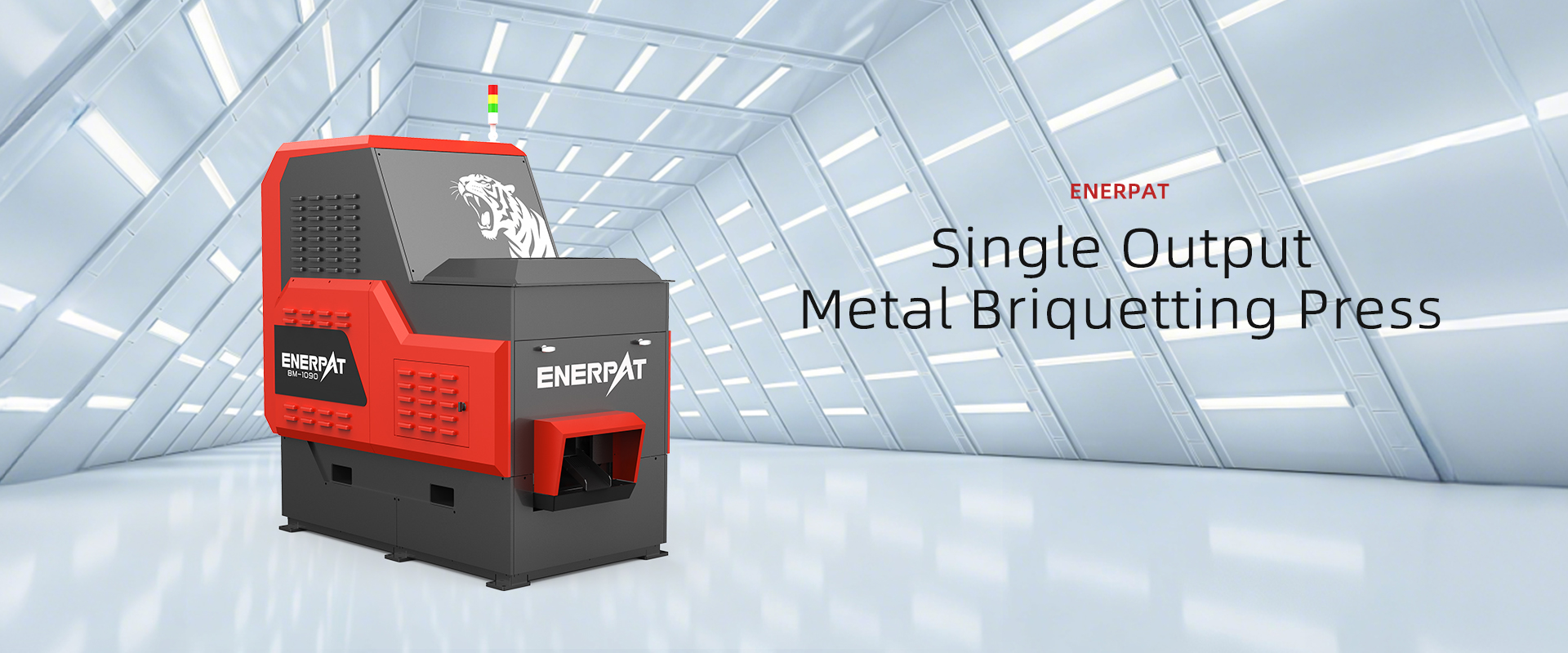 Single Output Metal Briquetting Press