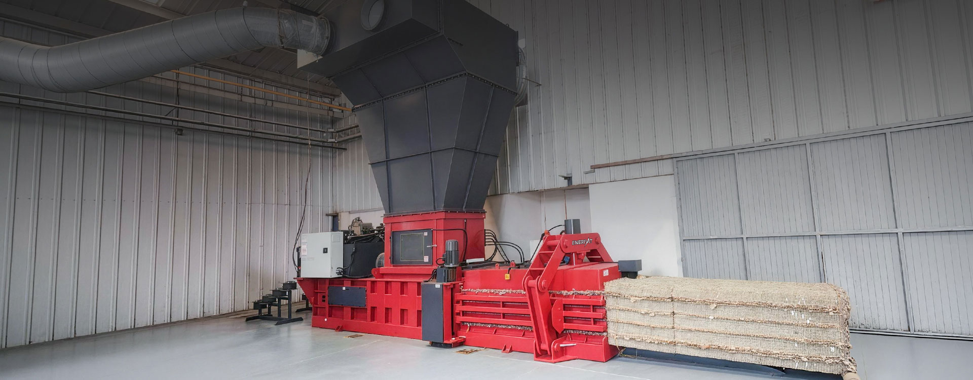Auto Tie Horizontal Hydraulic Baler