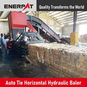 HBA80-11075 Auto-Tie Horizontal Waste Baler