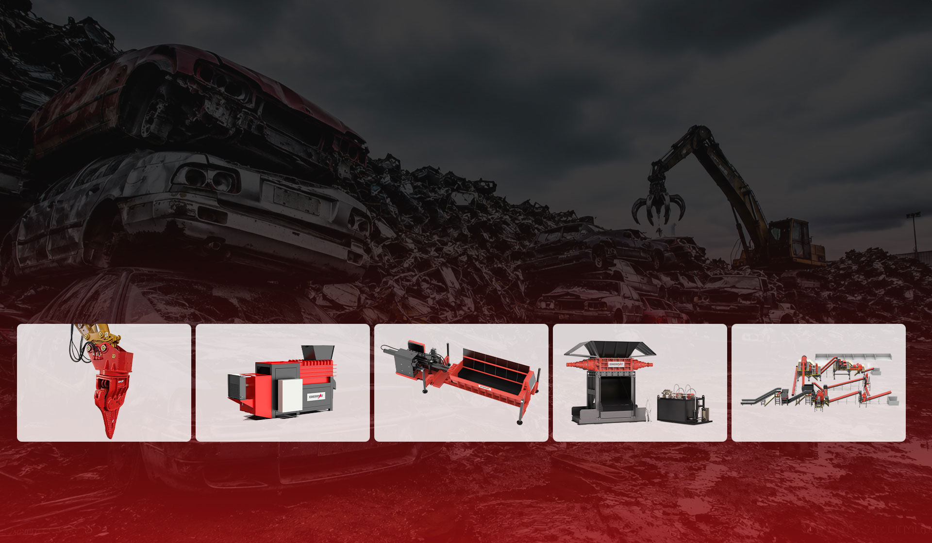 ELV Recycling Equipment: Car Balers, Shredders & Recycling Lines