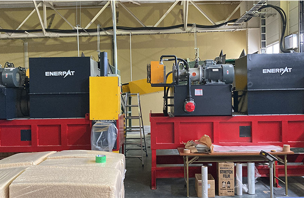 Hemp Hurds Baler