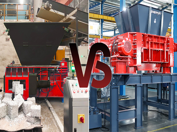 Aluminum Shredder vs Aluminum Baler