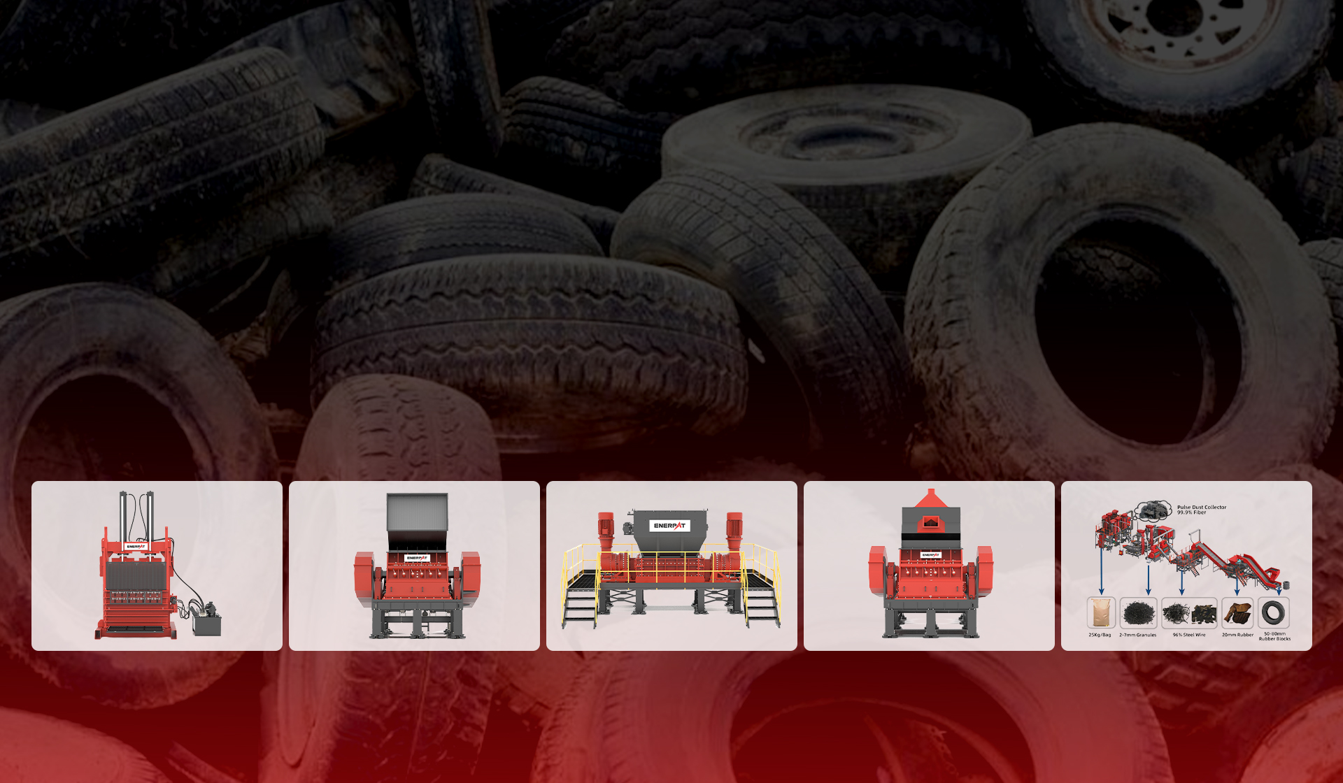 Tire Recycling Equipment & Complete Solutions for U.S. Operations