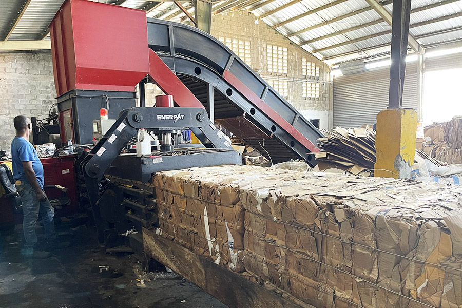 HBA80-11075 Horizontal Cardboard Baler