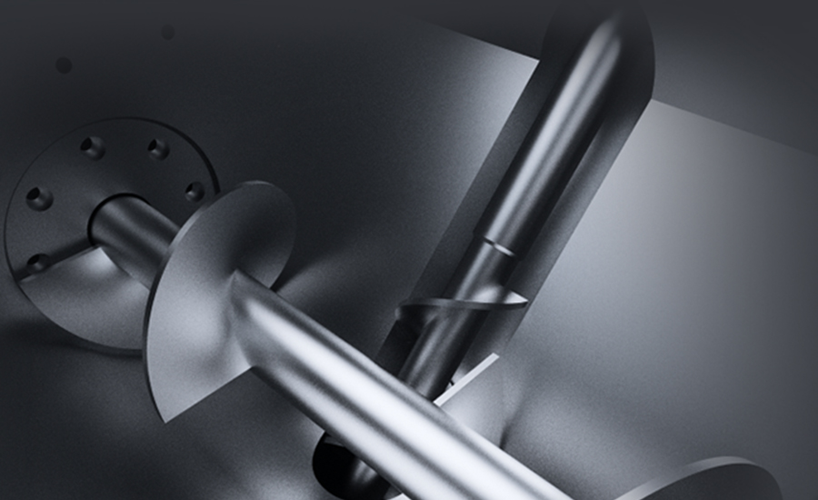 Powerful Dual-Screw Feeding System