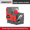 Double Output Metal Chips Briquetting Press
