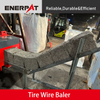 Hopper Style Tire Wire Baler