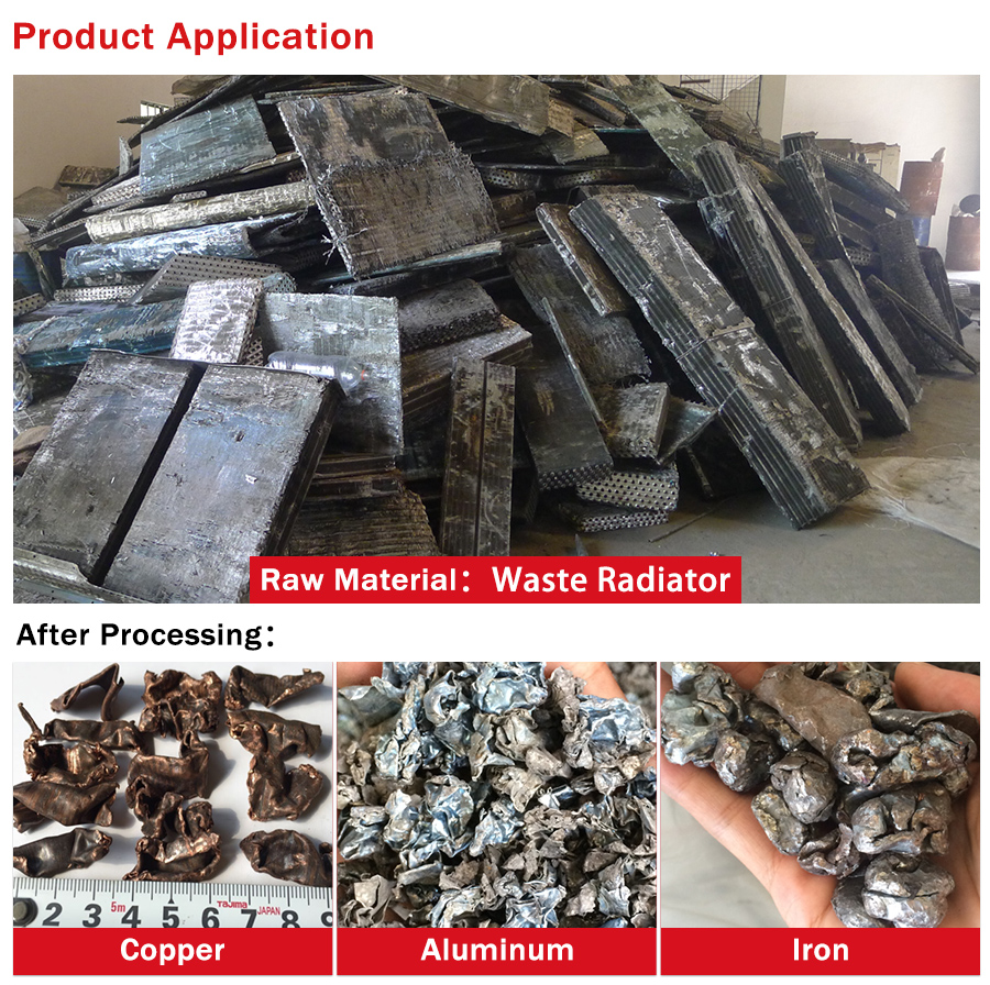 Waste Radiators Waste Radiator Recycling Line