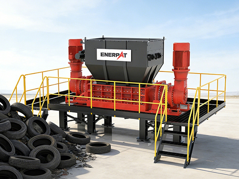Twin Shaft Tyre Shredder