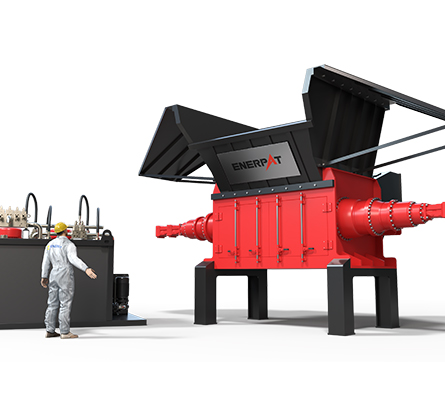 Heavy-Duty Hydraulic One Shaft Shredder