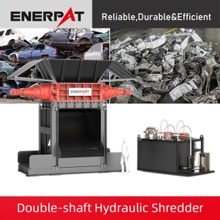 500Kw Hydraulic Twin Shaft Car Shredder Machine