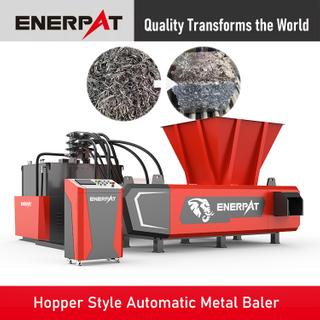 Hopper Style Automatic Metal Baler 