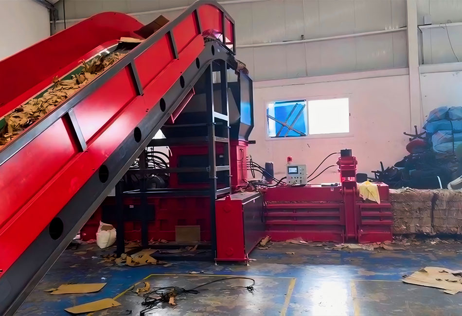 Horizontal Hydraulic Baler