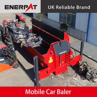 Mobile Powerful Car Baler Manufacturer