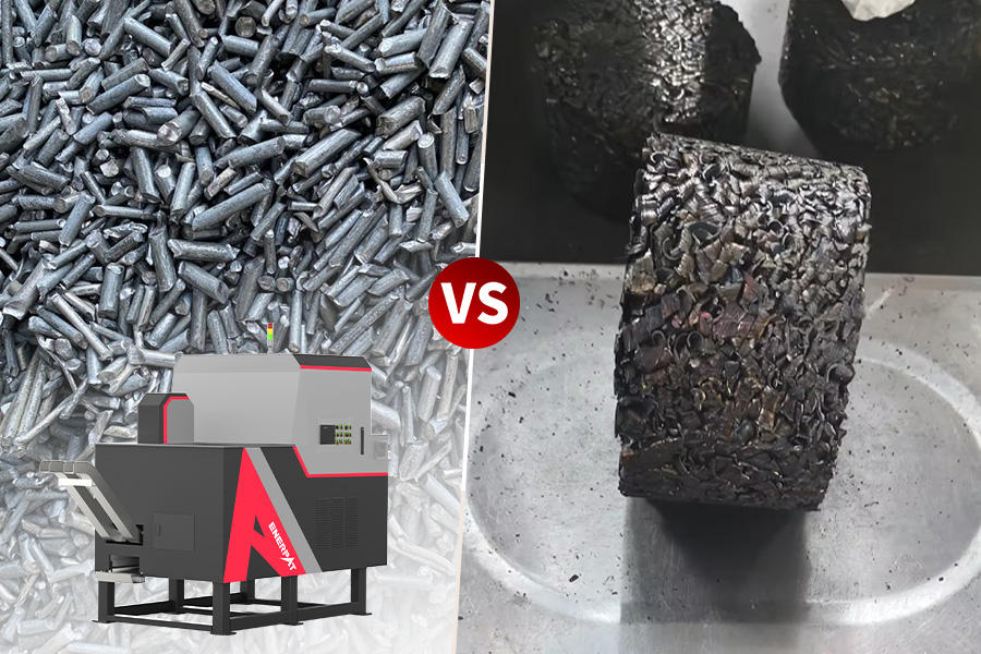 ENERPAT Scrap Metal Briquetter for Granulated ACSR
