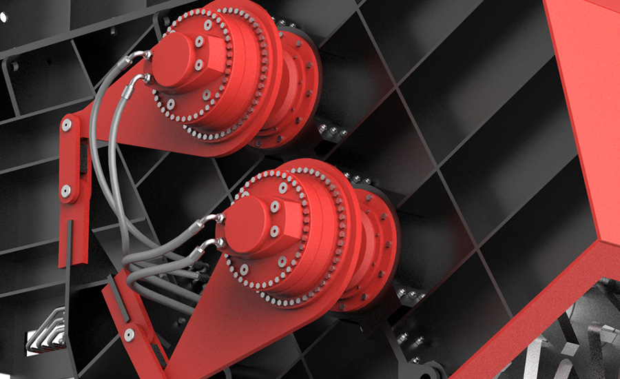 Drive System: High-Torque Hydraulic Direct Drive