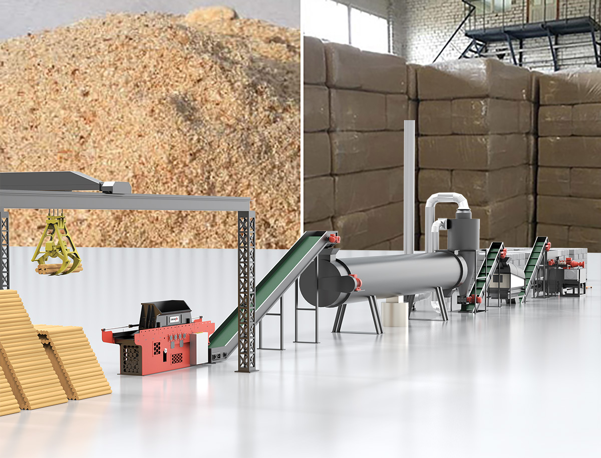 Wood Shavings Production Line
