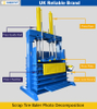 Quality Scrap Tyre Baler (100 Tons) 