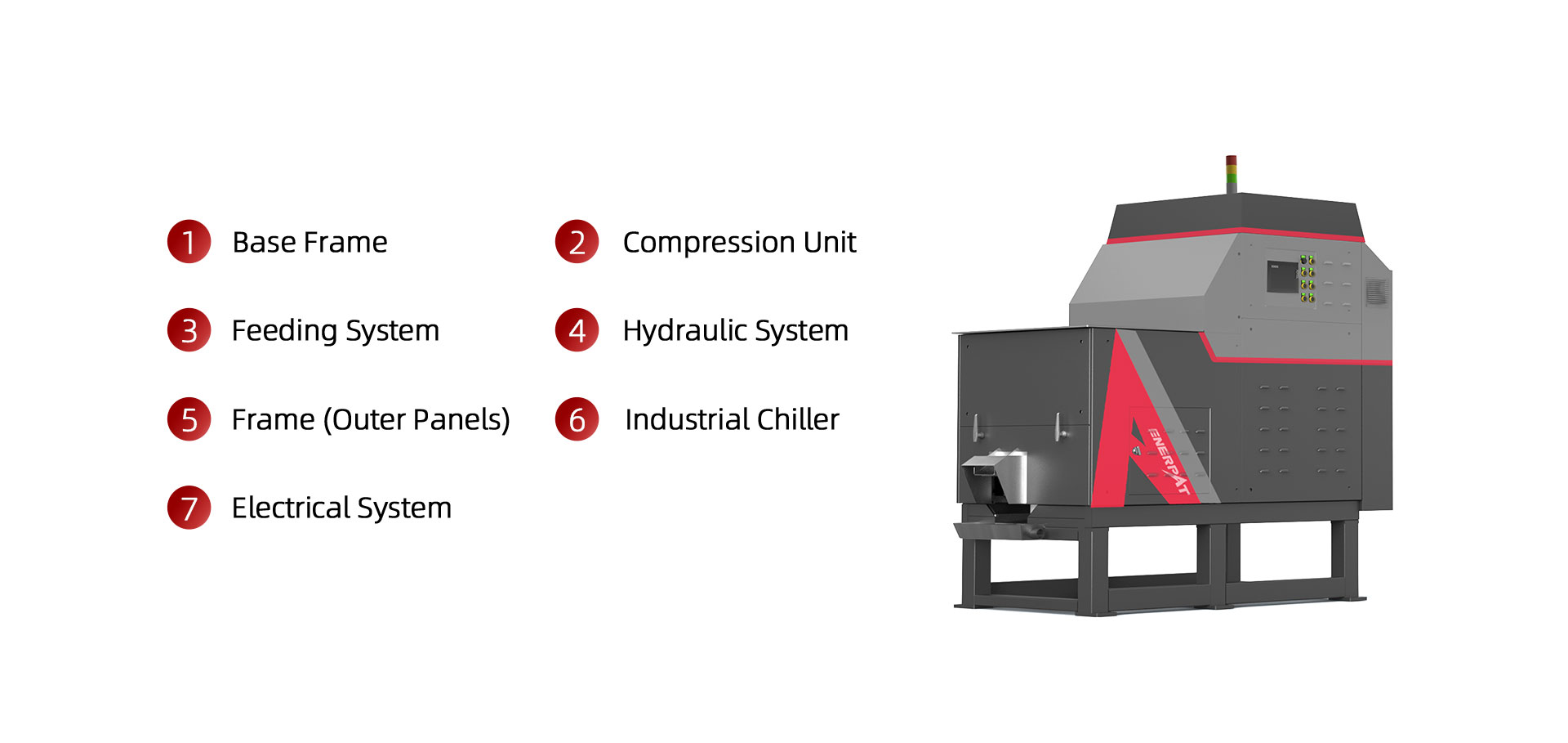 Single Output Metal Briquetting Press