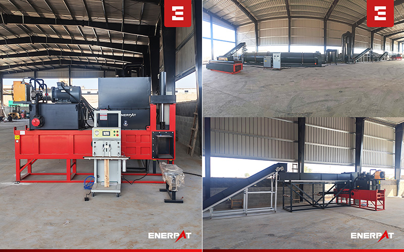 Oman: ENERPAT EWS30 + HBA-B90 Wood Shaving Production Line Installed