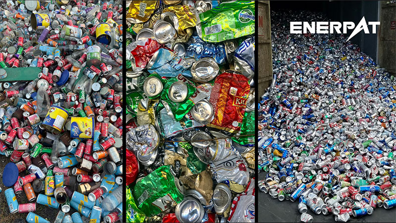 loose aluminum cans