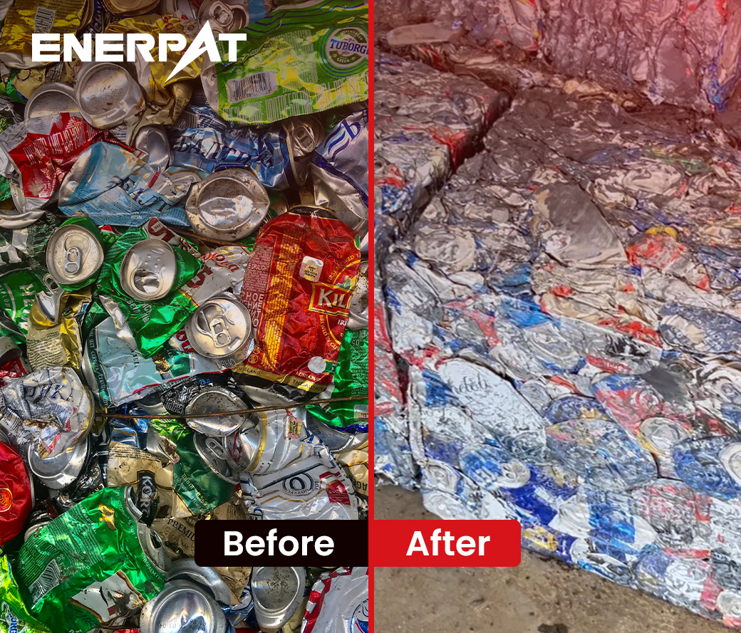 Hydraulic Aluminum Can Baler