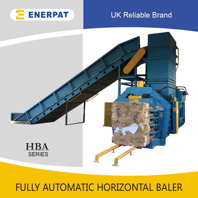 Automatic Horizontal Baler For Corrugated Cardboard Boxes