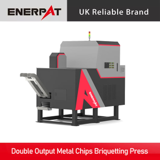 Double Output Metal Chips Briquetting Press