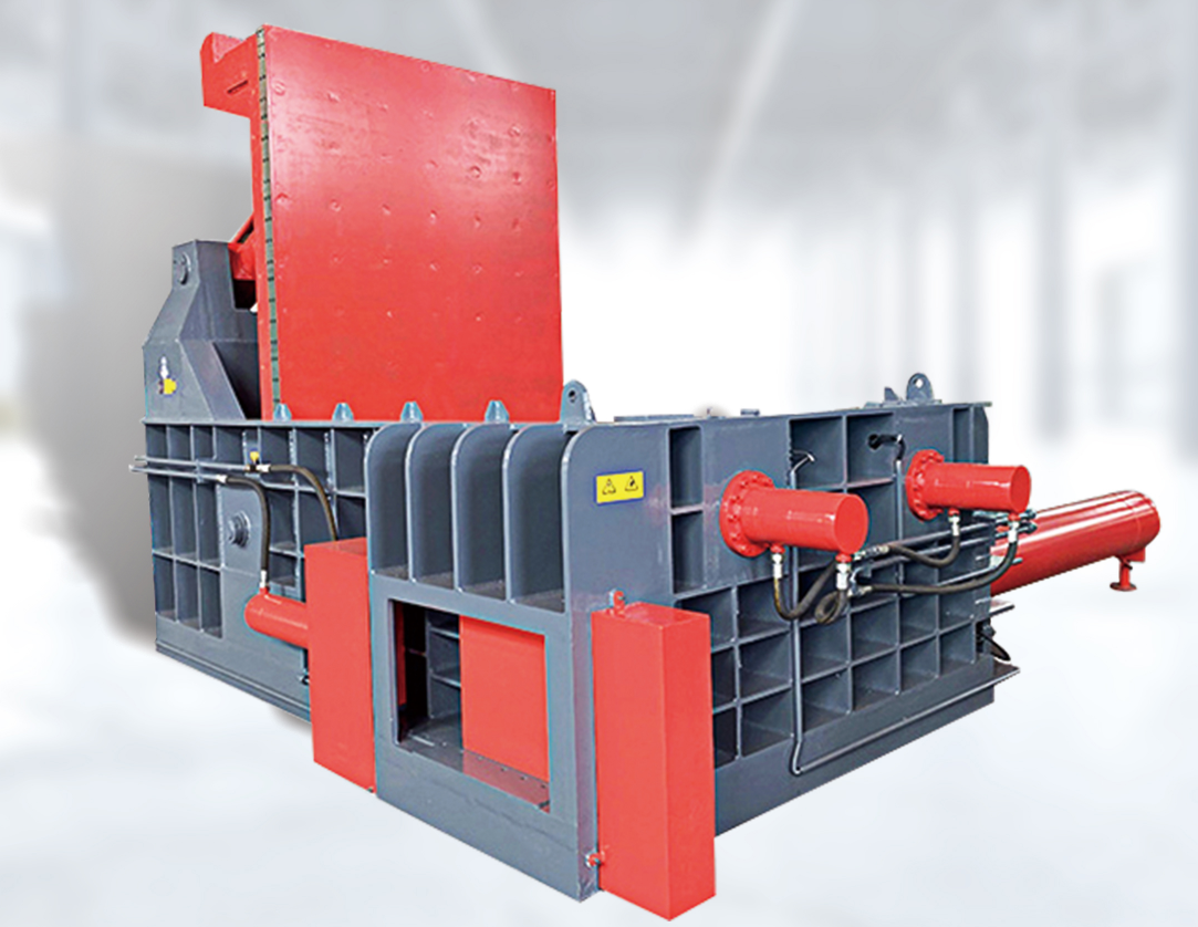 ENERPAT AMB-L1270-125 Lid Style Metal Baler on the way to Europe