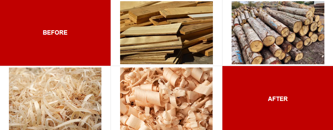 Wood Shaving Making Machine