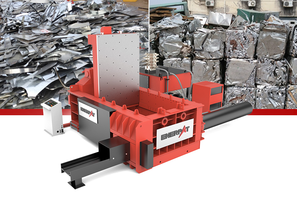 Lid-Style Automatic Scrap Metal Baler