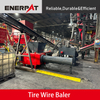 Hopper Style Tire Wire Baler