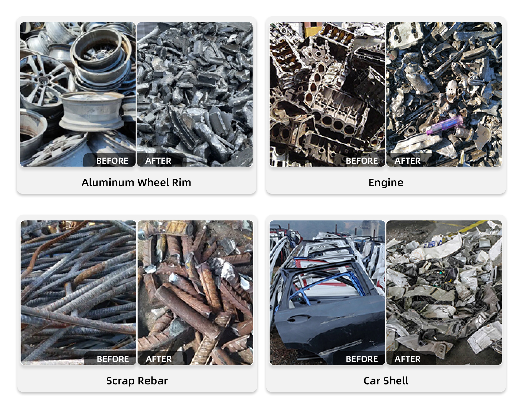 Scrap Metal Box Shear Application