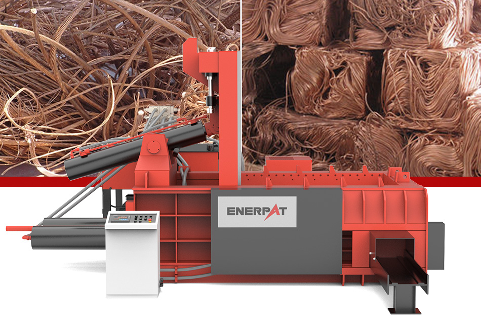 Lid-Style Automatic Scrap Metal Baler