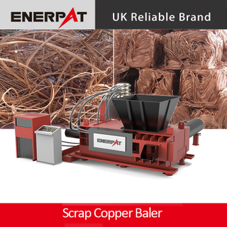 ENERPAT Scrap Metal Compactors for Copper Borings, Turnings, Chips, Shavings & Swarf