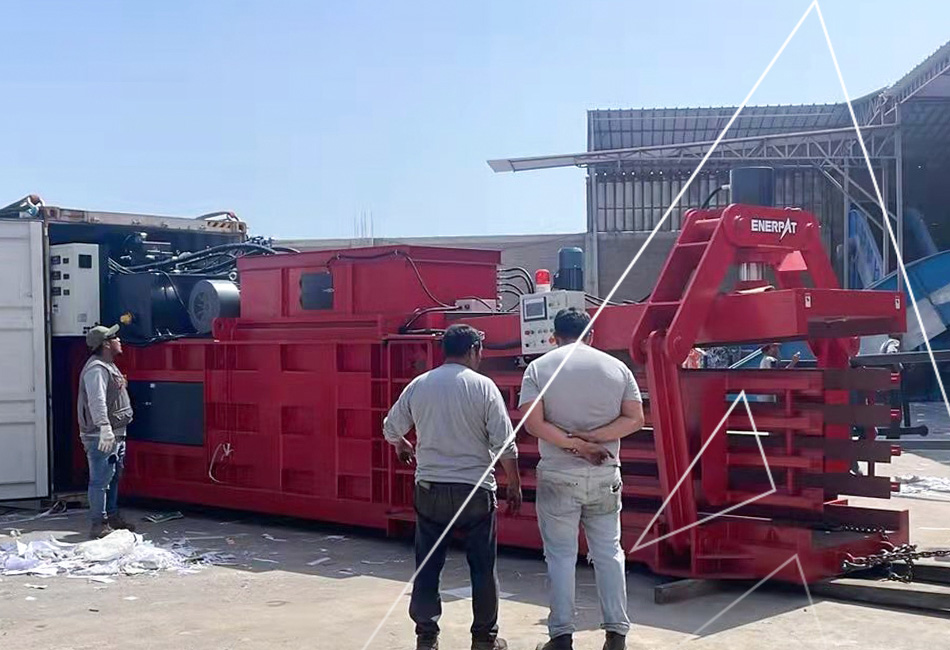 horizontal recycling balers
