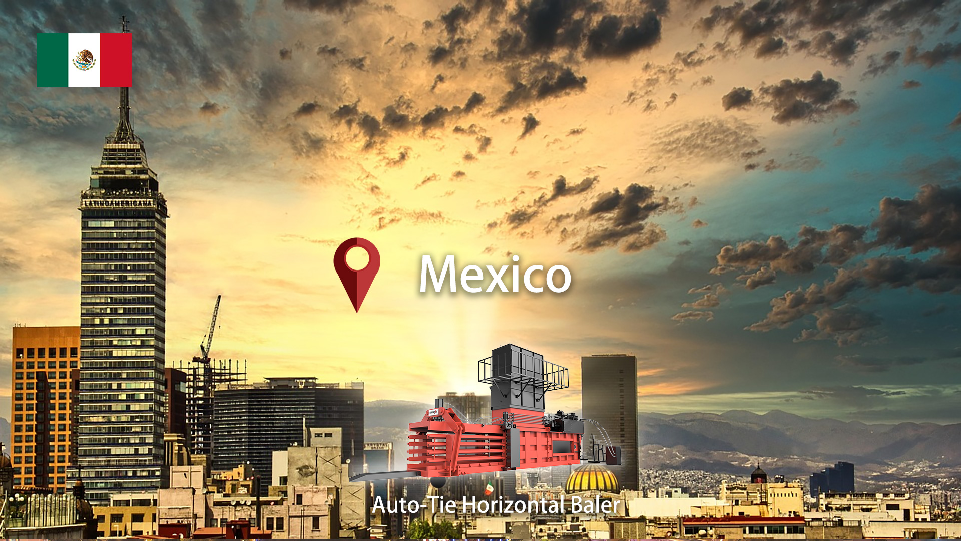 Mexico: ENERPAT Horizontal Paper Compactor Machine Installed