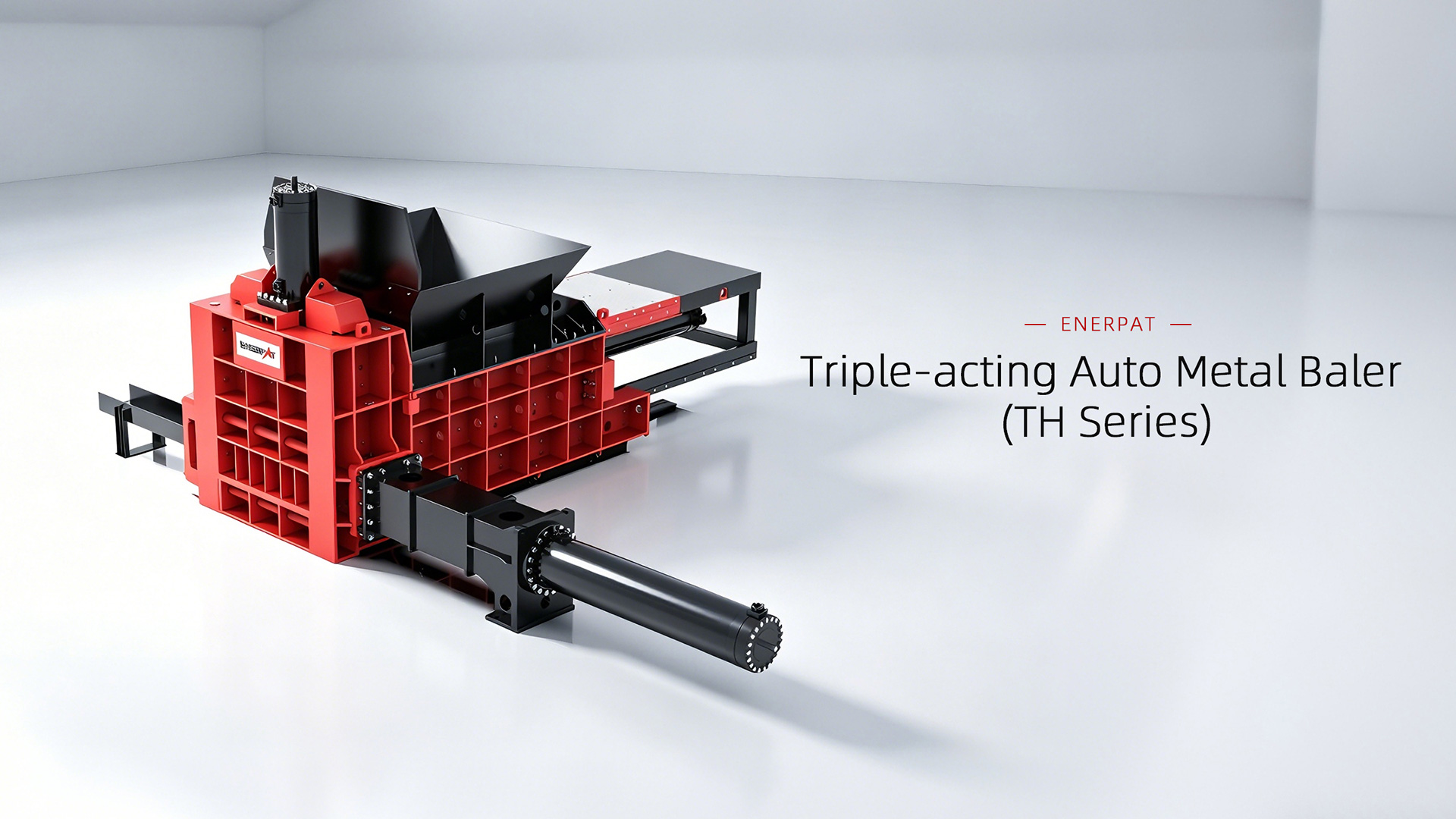 Triple Compression Scrap Metal Baler 