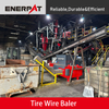 Hopper Style Tire Wire Baler
